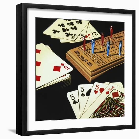 Cribbage-Ray Pelley-Framed Giclee Print