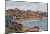 Criccieth Bay from the Castle-Alfred Robert Quinton-Mounted Giclee Print