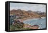 Criccieth Bay from the Castle-Alfred Robert Quinton-Framed Stretched Canvas