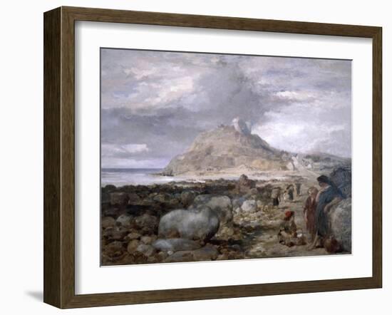 Criccieth Castle, Wales, 1878-John Gilbert-Framed Giclee Print