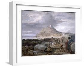 Criccieth Castle, Wales, 1878-John Gilbert-Framed Giclee Print