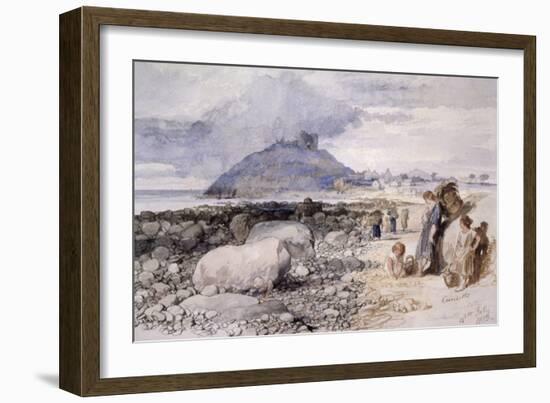 Criccieth, Wales, 1850-John Gilbert-Framed Giclee Print