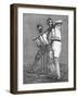 Cricket a Batsman Dealing with a Full Pitch-null-Framed Photographic Print