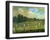 Cricket as Played in the Mary-Le-Bone Fields, c.1744-Francis Hayman-Framed Giclee Print