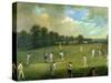Cricket as Played in the Mary-Le-Bone Fields, c.1744-Francis Hayman-Stretched Canvas