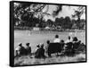 Cricket at Bearstead-null-Framed Stretched Canvas