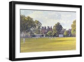 Cricket at Burton Court-Julian Barrow-Framed Giclee Print