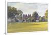 Cricket at Burton Court-Julian Barrow-Framed Giclee Print