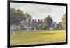 Cricket at Burton Court-Julian Barrow-Framed Giclee Print