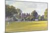 Cricket at Burton Court-Julian Barrow-Mounted Giclee Print