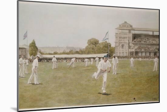 Cricket at Lords, 1896-William Barnes Wollen-Mounted Giclee Print