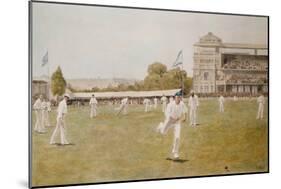 Cricket at Lords, 1896-William Barnes Wollen-Mounted Giclee Print