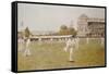 Cricket at Lords, 1896-William Barnes Wollen-Framed Stretched Canvas