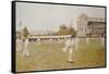 Cricket at Lords, 1896-William Barnes Wollen-Framed Stretched Canvas