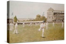 Cricket at Lords, 1896-William Barnes Wollen-Stretched Canvas