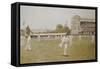 Cricket at Lords, after W.B. Wollen, Coloured Photogravure Dated 1896-null-Framed Stretched Canvas