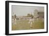 Cricket at Lords, after W.B. Wollen, Coloured Photogravure Dated 1896-null-Framed Giclee Print