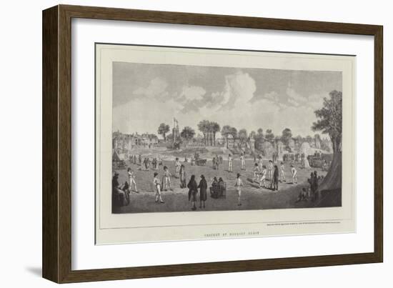 Cricket at Moulsey Hurst-Richard Westall-Framed Giclee Print