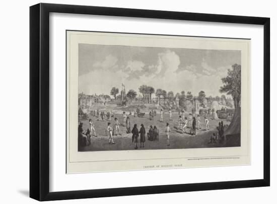 Cricket at Moulsey Hurst-Richard Westall-Framed Giclee Print