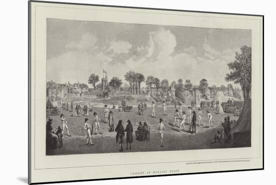 Cricket at Moulsey Hurst-Richard Westall-Mounted Giclee Print