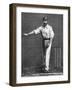 Cricket Bowling a Low Delivery-null-Framed Art Print