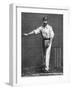 Cricket Bowling a Low Delivery-null-Framed Art Print