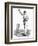 Cricket Bowling an Off-Break-Lucien Davis-Framed Art Print