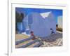 Cricket by the Church Wall, Mykonos-Andrew Macara-Framed Giclee Print