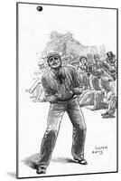 Cricket Catching-Lucien Davis-Mounted Art Print