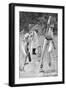 Cricket Caught and Bowled-Lucien Davis-Framed Art Print