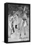 Cricket Caught and Bowled-Lucien Davis-Framed Stretched Canvas