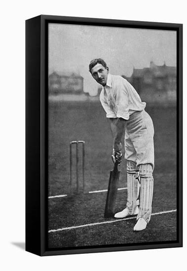 Cricket Charles Burgess Fry-E. Hawkins-Framed Stretched Canvas