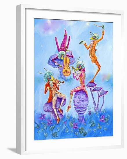 Cricket Concert-Judy Mastrangelo-Framed Giclee Print