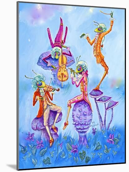 Cricket Concert-Judy Mastrangelo-Mounted Giclee Print