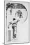 Cricket Crafty Bowling-null-Mounted Art Print