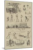 Cricket, England V Australia, at Kennington Oval-null-Mounted Giclee Print