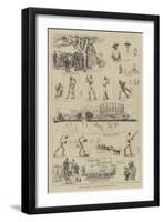 Cricket, England V Australia, at Kennington Oval-null-Framed Giclee Print