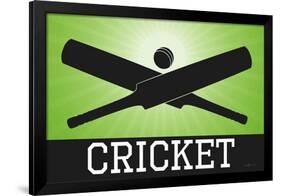 Cricket Green Sports-null-Framed Art Print