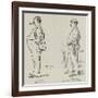 Cricket in Holland, the Yorkshire Wanderers Versus All Holland at Heemstede-null-Framed Giclee Print