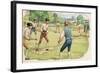 Cricket in the 18th Century-Pat Nicolle-Framed Giclee Print