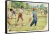 Cricket in the 18th Century-Pat Nicolle-Framed Stretched Canvas