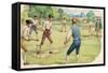 Cricket in the 18th Century-Pat Nicolle-Framed Stretched Canvas