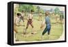 Cricket in the 18th Century-Pat Nicolle-Framed Stretched Canvas