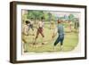 Cricket in the 18th Century-Pat Nicolle-Framed Giclee Print
