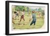 Cricket in the 18th Century-Pat Nicolle-Framed Giclee Print