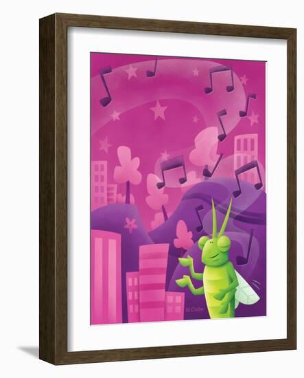 Cricket Lullaby - Turtle-Marcus Cutler-Framed Giclee Print