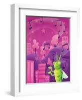 Cricket Lullaby - Turtle-Marcus Cutler-Framed Giclee Print