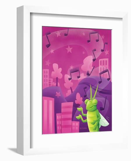 Cricket Lullaby - Turtle-Marcus Cutler-Framed Giclee Print