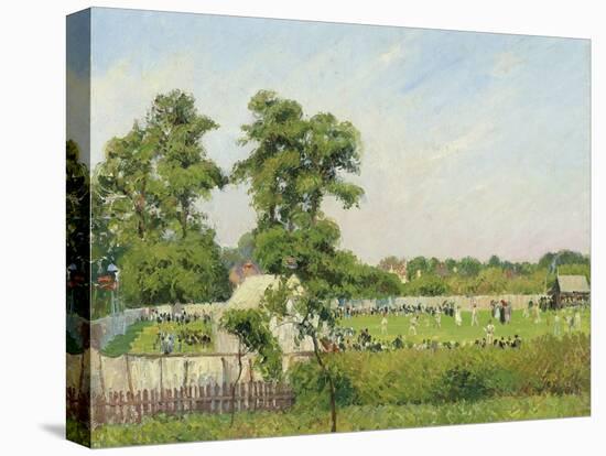 Cricket Match at Bedford Park, London, 1897-Camille Pissarro-Stretched Canvas