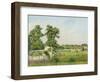 Cricket Match at Bedford Park, London, 1897-Camille Pissarro-Framed Giclee Print